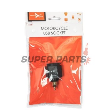 USB адаптер -4 RIDE- 12V, 2xUSB (2.1A), BMW, TRIUMPH (connector DIN ISO 4165)