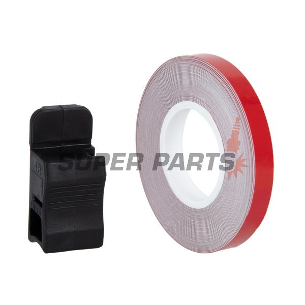 Кант за джанти -OXFORD- Wheel Stripes 6m x7mm, червени светлоотразителни