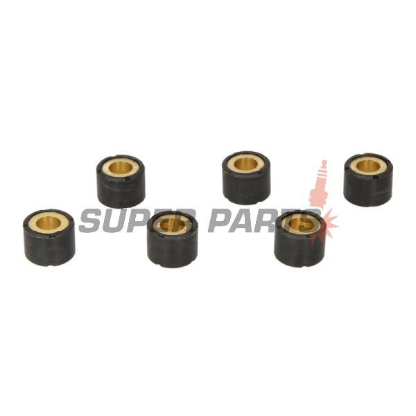 Ролки за вариатор -RMS- 20x15mm, 16.5g, 6бр, Honda PCX 125 2010-2013, Kymco Dink 200 2004, Kymco Grand Dink 125 2001-2002, Kymco Grand Dink 150 2001-2004