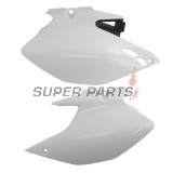 Задни странични пластмаси -POLISPORT- черно/бяло, YAMAHA WR 250/450 2007-2014