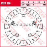 Спирачен диск -TRW- MST386, 240mm, Suzuki GSF Bandit 650/1200/1250 + GSR600/750 + GSX650F/1250F + GSX-S750 + GW250 + SFV/SV650 (2005-2020)