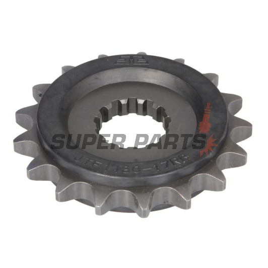 Преден пиньон -JT- JTF1180,17RB, 17 зъба, с гумен демпфер, Triumph Adventurer 900 1996-2001, Daytona 750/1000 1991-1995, Daytona 900/1200 1993-1997, Daytona 955 1997-2006, Legend 900 1998-2001, Speed Triple 1050 2005-2017, 2019