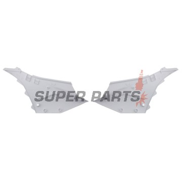 Задни странични пластмаси -POLISPORT- бели, YAMAHA YZ 125/250 2022-2023