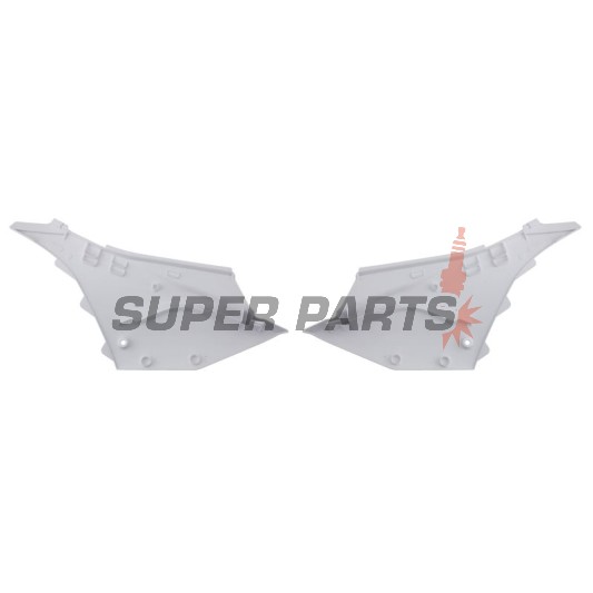 Задни странични пластмаси -POLISPORT- бели, YAMAHA YZ 125/250 2022-2023
