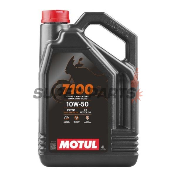 Двигателно масло -MOTUL- 7100, 10W50, пълна синтетика + естер, 4L