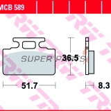 Накладки -TRW- MCB589, Honda NH Lead 125, Honda ZB Monkey 50, SYM DD 50