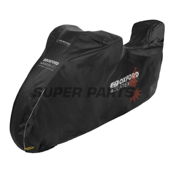 Покривало за мотоциклет с куфар -OXFORD- Aquatex Pro Topbox, черно, S