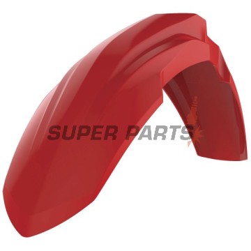 Преден Supermoto калник -POLISPORT- червен, HONDA CRF 250/450 2017-2021