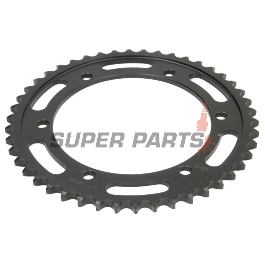 Заден пиньон -JT- JTR1847,46, 46 зъба, стоманен, Yamaha FZR 250 1989, FZR 400 1988-1995, SRX 600 1990-1994, TDR 125 1993-2002, TZR 125 1996-2000, TZR 80 1996, XT 250 2008-2018