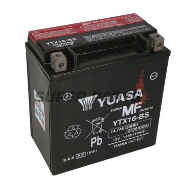 Акумулатор -YUASA- YTX16-BS, 15Ah 12V
