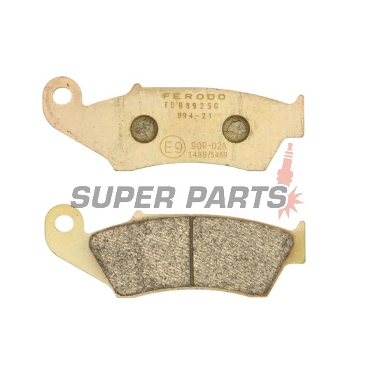Накладки -FERODO- FDB892SG, Honda CR / CRF / XR / Africa Twin / Transalp, Suzuki DR-Z / RM-Z / DR, Yamaha WR / YZ, Gas Gas EC / MC, Beta RR / Xtrainer, Kawasaki KX / Versys, Aprilia RXV 1993-2019