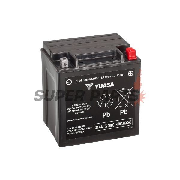 Акумулатор -YUASA- YIX30L WC, 31.6Ah 12V