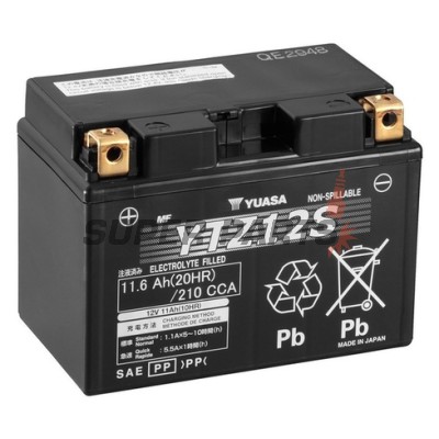 Акумулатор -YUASA- YTZ12S, 12Ah 12V