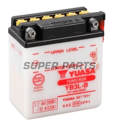 Акумулатор -YUASA- YB3L-B, 3Ah 12V
