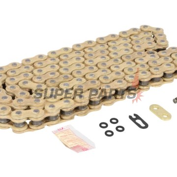 Верига -DID- 520ZVMXG&G-114, размер 520, 114 звена, двойно усилена, златиста