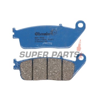 Накладки -BREMBO- 07HO4108, Cagiva Navigator / Daelim Roadwin / VL / Honda CB / CBF / CBR / FJS / FMX / VFR / Kymco Venox / Triumph Bonneville / Scrambler (1990-2007)