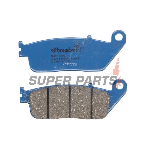 Накладки -BREMBO- 07HO4108, Cagiva Navigator / Daelim Roadwin / VL / Honda CB / CBF / CBR / FJS / FMX / VFR / Kymco Venox / Triumph Bonneville / Scrambler (1990-2007)