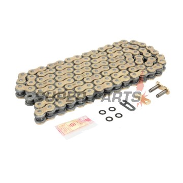 Верига -DID- 520VX3G&B-114FB, размер 520, 114 звена, усилена, злато/черна