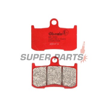 Накладки -BREMBO- 07KA23SA, Indian Chieftain/Roadmaster/Scout/Springfield 1800, Kawasaki Z/ZX-9R 800-1000, Suzuki GSX/GSX-S 600-1300, Triumph Daytona/Speed/Street/Tiger 675-1050, Victory Cross/Hammer/Kingpin/Vegas 1634-1731