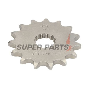 Преден пиньон -JT- JTF520,15, 15 зъба, Cagiva Navigator 1000 2001-2005, Raptor 650 2001-2007, V-Raptor 650 2001-2007, Hyosung Comet 650 2006, 2010, GT 650 2004-2012, Kawasaki W 650 1999-2006, ZR 750 1991-1994, ZR-7 750 1999-2004