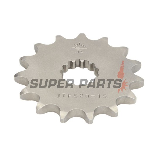 Преден пиньон -JT- JTF520,15, 15 зъба, Cagiva Navigator 1000 2001-2005, Raptor 650 2001-2007, V-Raptor 650 2001-2007, Hyosung Comet 650 2006, 2010, GT 650 2004-2012, Kawasaki W 650 1999-2006, ZR 750 1991-1994, ZR-7 750 1999-2004