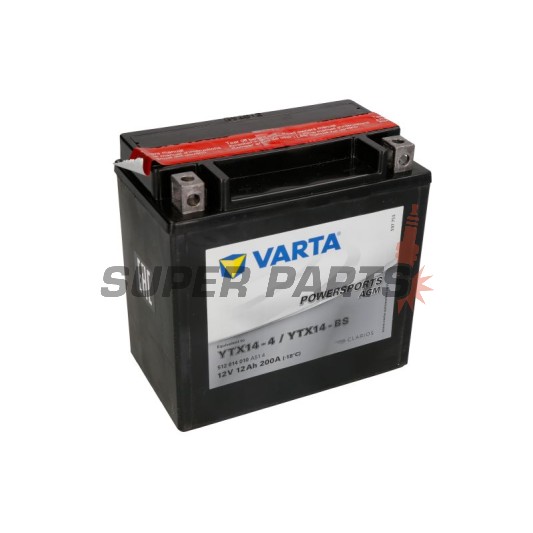 Акумулатор -VARTA- YTX14-BS, 12Ah 12V