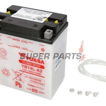 Акумулатор -YUASA- YB14L-A2, 15Ah 12V