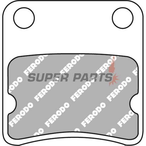 Накладки -FERODO- FDB2338EF, Aprilia Mana / SRV 850, Arctic Cat DVX 300, BMW C / C1 125-650, Cagiva / Daelim 50, Gilera Fuoco / GP 500-800, Honda Africa Twin / CTX / Silver Wing / Gold Wing / NC / VFR / X-ADV 400-1800, Piaggio MP3 125-500 1993-2021