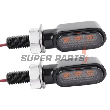 Мигачи комплект -MOTORIX- метални, LED - универсални