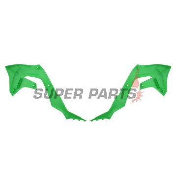 Предни странични пластмаси -POLISPORT- зелени, KAWASAKI KX 250/450 2019-2023