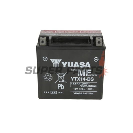 Акумулатор -YUASA- YTX14-BS, 13Ah 12V