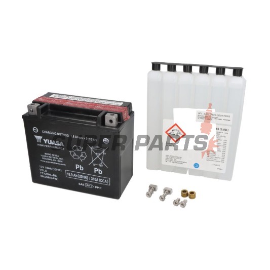 Акумулатор -YUASA- YTX20HL-BS-PW, 19Ah 12V