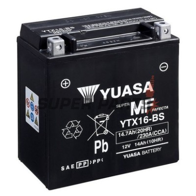 Акумулатор -YUASA- YTX16-BS, 15Ah 12V