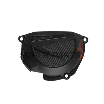 Предпазител за капак на съединителя -POLISPORT- черен, BETA RR 350-480 2020-2023