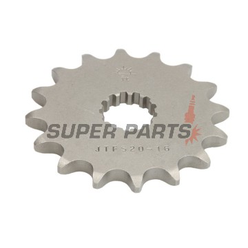 Преден пиньон -JT- JTF520,16, 16 зъба, Cagiva Navigator 1000 2001-2005, Raptor 650 2001-2007, V-Raptor 650 2001-2007, Hyosung Comet 650 2006, 2010, GT 650 2004-2012, Kawasaki W 650 1999-2006, ZR 750 1991-1994, ZR-7 750 1999-2004