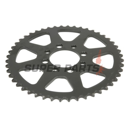 Заден пиньон -JT- JTR801,48, 48 зъба, стоманен, Kawasaki AE 50 1982-1983, AE 80 1981-1983, AR 50 1981-1983, AR 80 1982-1983, KLX 110 2002-2020, Z 125 2019-2020, Suzuki DR-Z 110 2003-2005, FM 50 1980-1998, FR 70 1975-1987, GT 50 1977-1980
