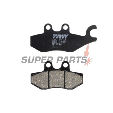 Накладки -TRW- MCB744, Aprilia SR, Sportcity; Derbi Boulevard; Vespa/Piaggio 946, Beverly, Carnaby, Fly, GT, GTS, GTV, Granturismo, Hexagon, Liberty, MP3, Primavera, Skipper, Sprint, Typhoon, X7, X8, X9, X10 (2000-2017)