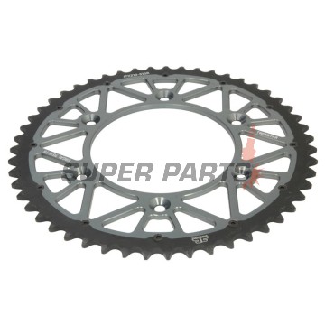 Заден пиньон -JT- JTX210,51GR, 51 зъба, сив, хибриден, Betamotor RR 125 2018-2021, RR 250 2013-2021, RR 400 2013-2016, RR 450 2013-2014, Honda CR 125 1983-2007, CR 250 1984-2008, CR 500 1984-2001, CRF 150 2003-2018, CRF 230 2003-2017
