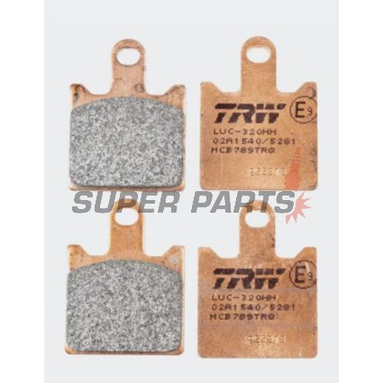 Накладки -TRW- MCB789TRQ, Kawasaki GTR1400 / Z750R-Z1000 / ZG1400 Concours / ZX-14R / ZX-6R 600-636 / ZZR1200-1400 (2002-2018)