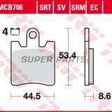 Накладки -TRW- MCB706SV, Suzuki AN 400 Burgman - 400cc, 1999-2006