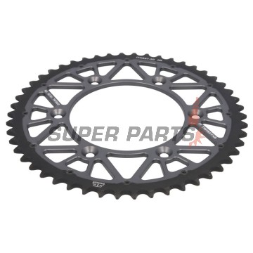 Заден пиньон -JT- JTX897,50GR, 50 зъба, сив, хибриден, Husaberg FC 350 1996, FC 400 1996-1999, FC 450 2004-2006, FC 501/600 2000, FC 550 2003-2008, FE 250 2013-2014, FE 350 1996, 2013, FE 390 2010-2012, FE 400 2000-2003, FE 450 2004-2014