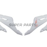 Предни странични пластмаси -POLISPORT- бели, YAMAHA YZ 125/250 2022-2023