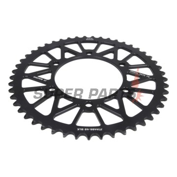 Заден пиньон -JT- JTA486,49BLK, 49 зъба, черен, алуминиев, Yamaha YZF-R6 600 2003-2005
