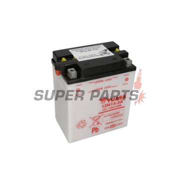 Акумулатор -YUASA- 12N14-3A, 15Ah 12V
