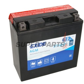 Акумулатор -EXIDE- YT14B-BS, 12Ah 12V