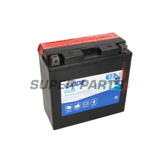 Акумулатор -EXIDE- YT14B-BS, 12Ah 12V