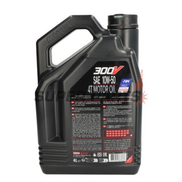 Двигателно масло -MOTUL- 300VROFF 10W50 4L 112561, 10W50, пълна синтетика + естер, 4L