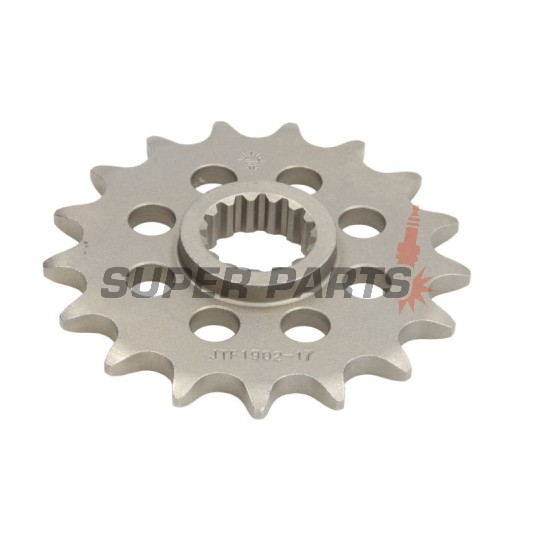Преден пиньон -JT- JTF1902,17, 17 зъба, Husqvarna Svartpilen 701 2019, KTM Adventure 640 1999-2007, Adventure 790 2019, Duke 620 1995-1998, Duke 640 1999-2007, Duke 690 2008-2019, EGS 620 1998, Enduro 690 2008-2018, LC4 400 1997-2001