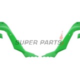 Предни странични пластмаси -POLISPORT- зелени, KAWASAKI KX 250/450 2019-2023