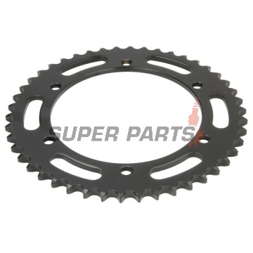 Заден пиньон -JT- JTR1847,46, 46 зъба, стоманен, Yamaha FZR 250 1989, FZR 400 1988-1995, SRX 600 1990-1994, TDR 125 1993-2002, TZR 125 1996-2000, TZR 80 1996, XT 250 2008-2018